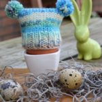 Eiermutsjes in blauwtinten